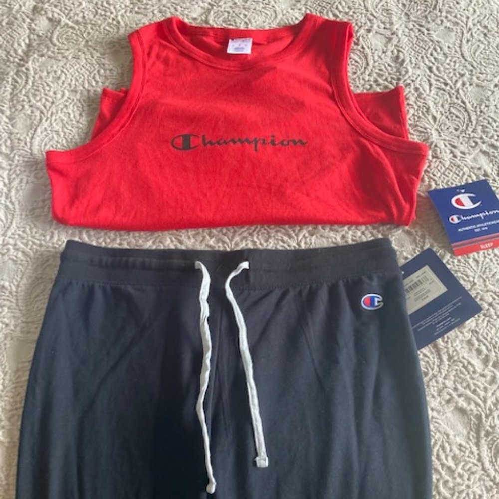 Champion Women's 2-Piece Sleep Set Size Large New With Tags